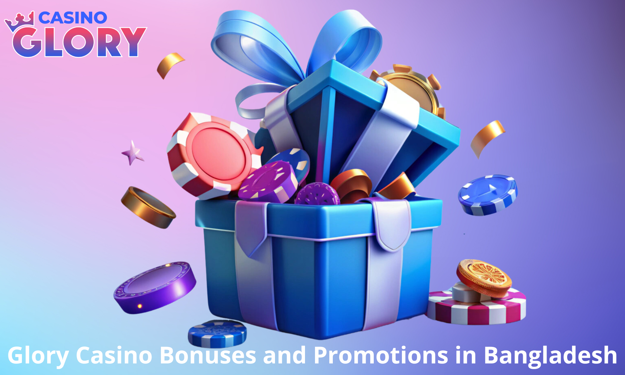 Glory Casino constantly offers a large number of bonuses and promotions for regular customers and newcomers