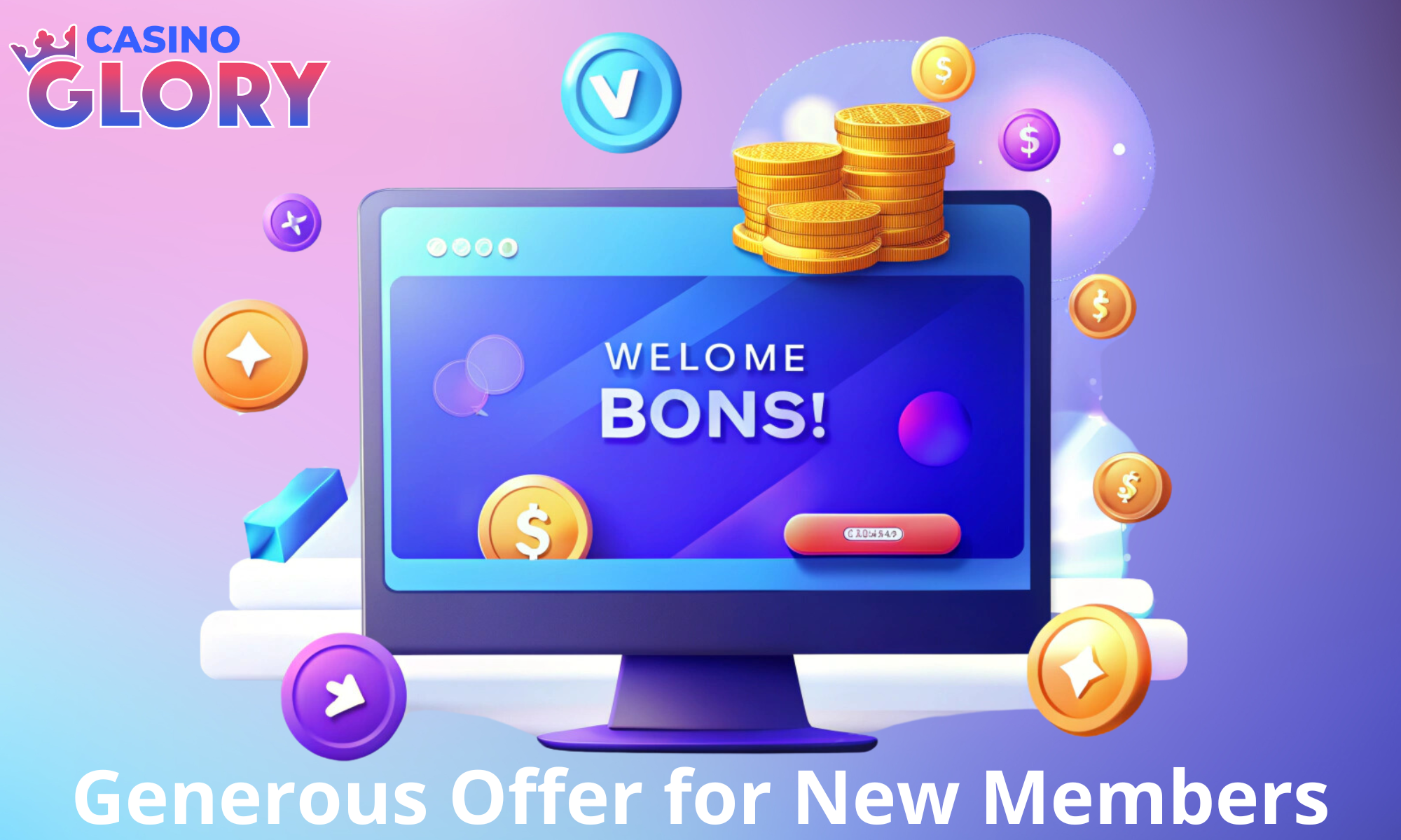 Read more about the offer for newcomers at Glory Casino