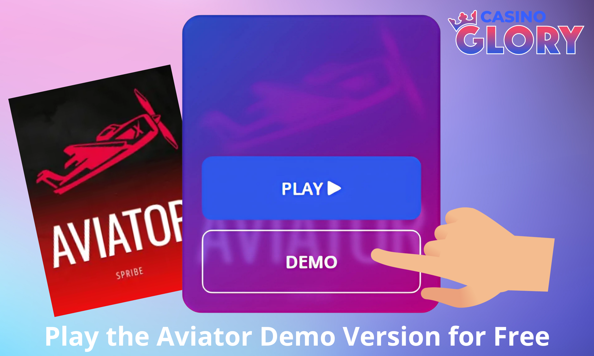 At Glory Casino you can play the Aviator demo version