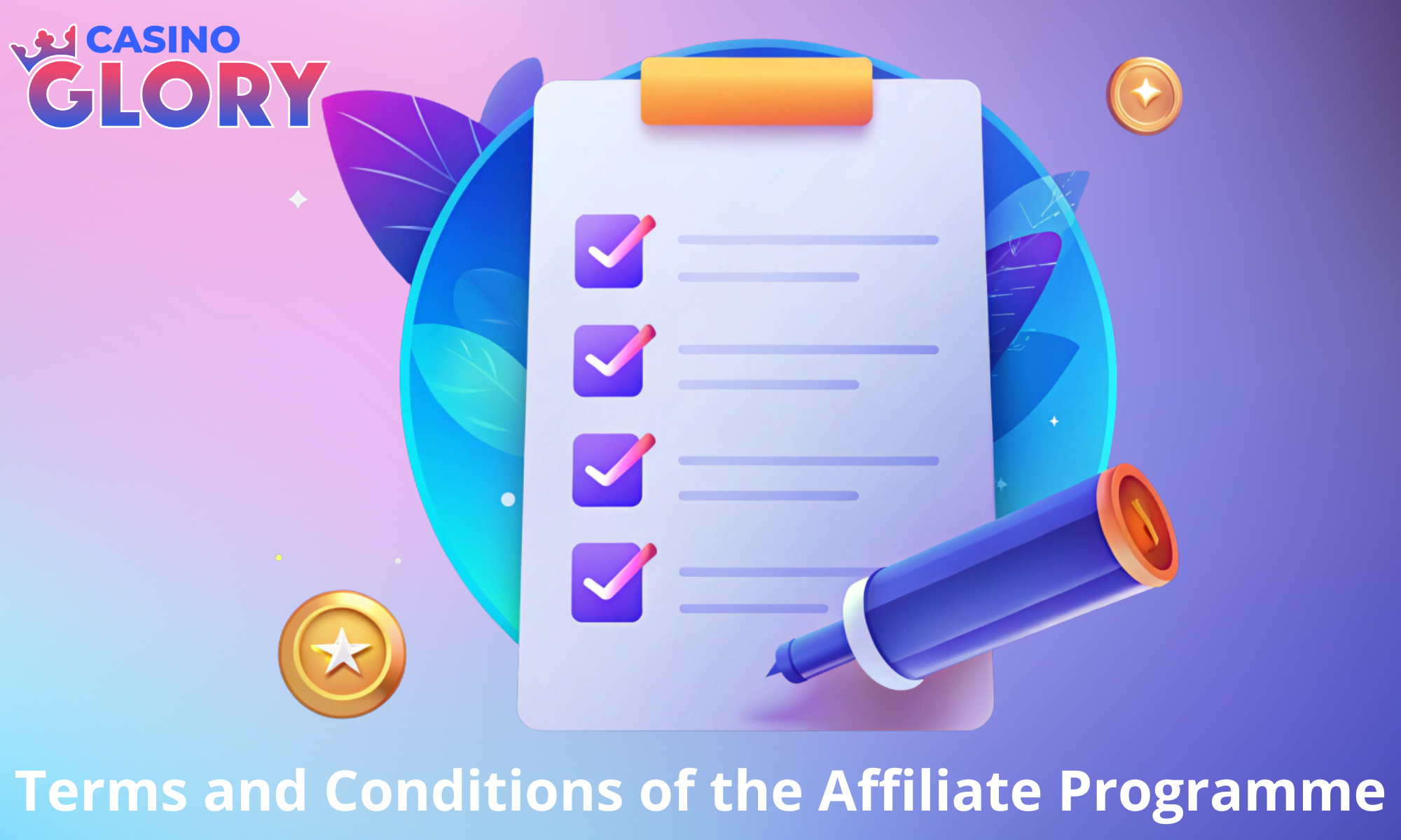 Overview of the main terms and conditions of the affiliate program