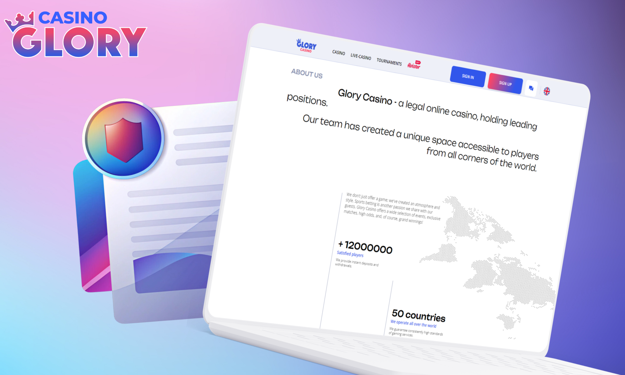 Glory Casino, Bangladeşli oyunculara yönelik lisanslı bir platformdur